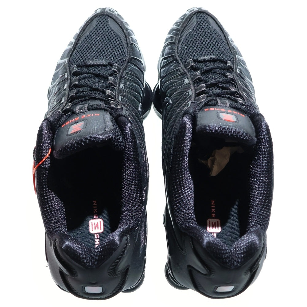 NIKE(ナイキ) SHOX TL BLACK METALLIC HEMATITE AV3595-002 ショックス ティーエル メタリック ヘマタイト ローカットスニーカー ブラック US11/29.0cm