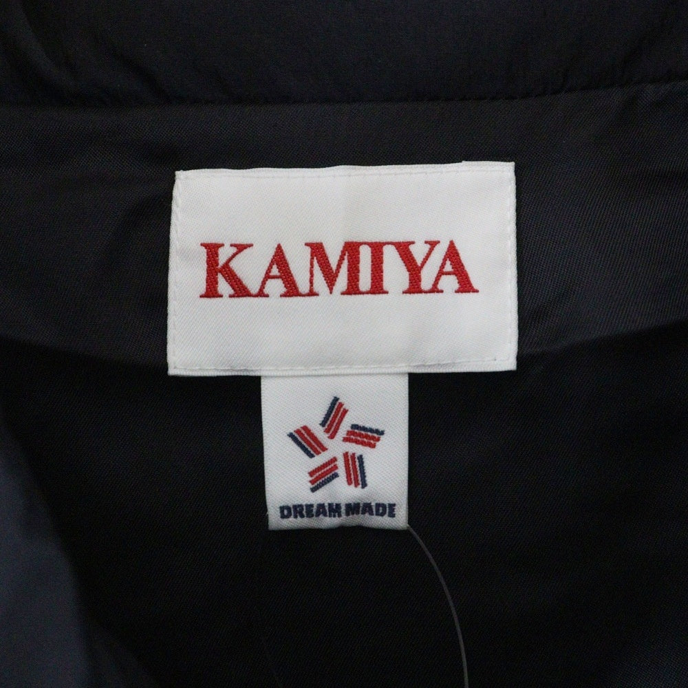 KAMIYA(カミヤ) 24AW DOWN VEST ナイロン ダウンベスト ブラック