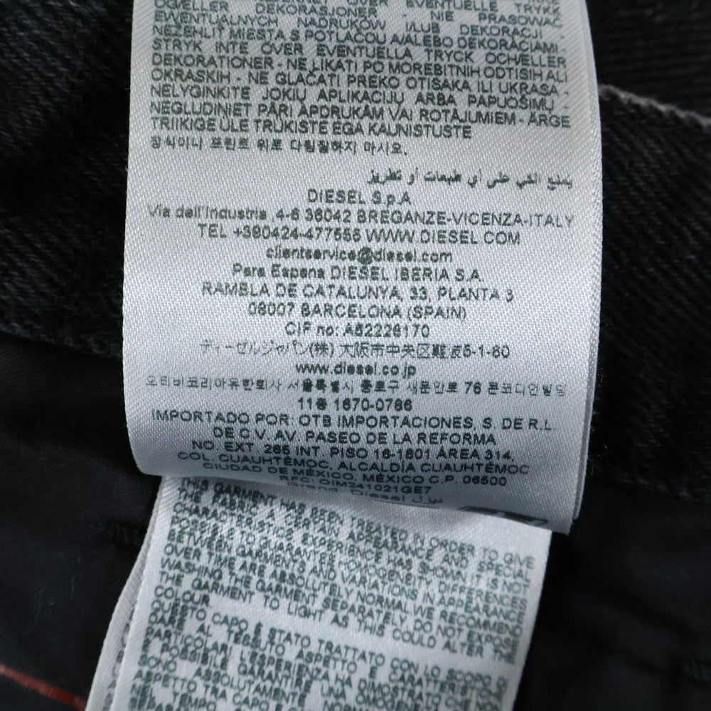 DIESEL(ディーゼル) 1996 D-SIRE STRAIGHT JEANS ストレート デニムパンツ ブラック A06925