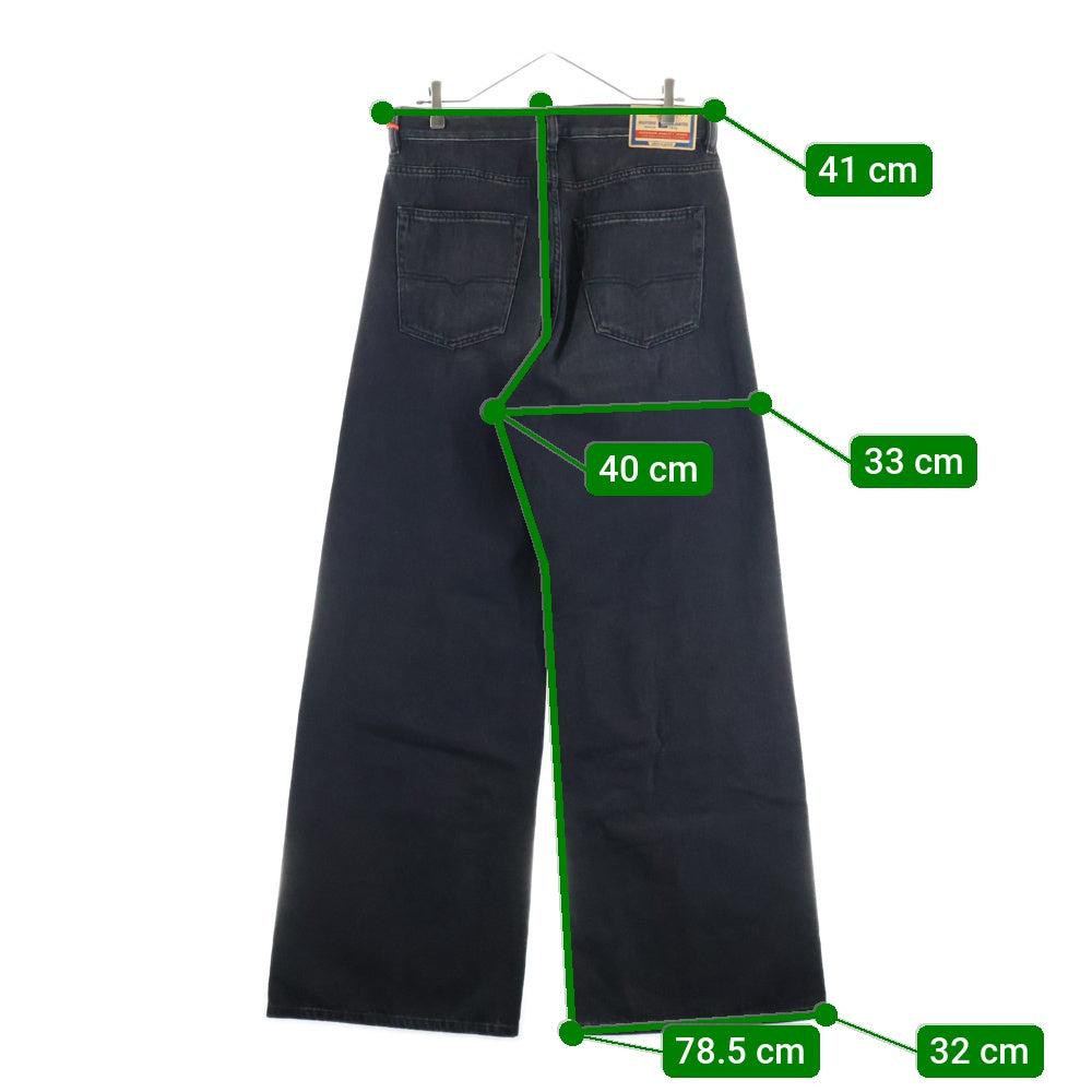 DIESEL(ディーゼル) 1996 D-SIRE STRAIGHT JEANS ストレート デニムパンツ ブラック A06925