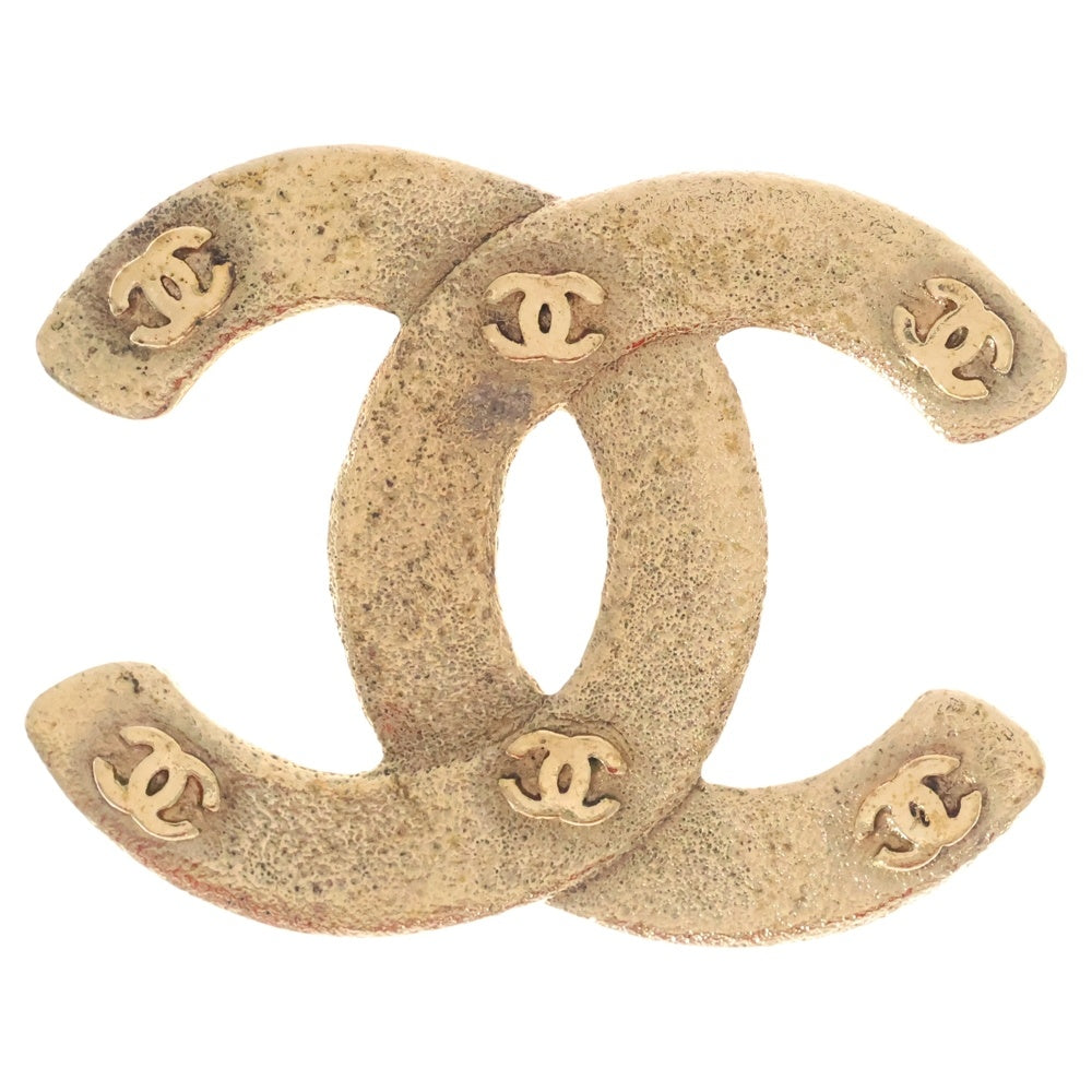 CHANEL(シャネル) Jumbo Coco Mark Brooch ココマーク ブローチ ゴールド