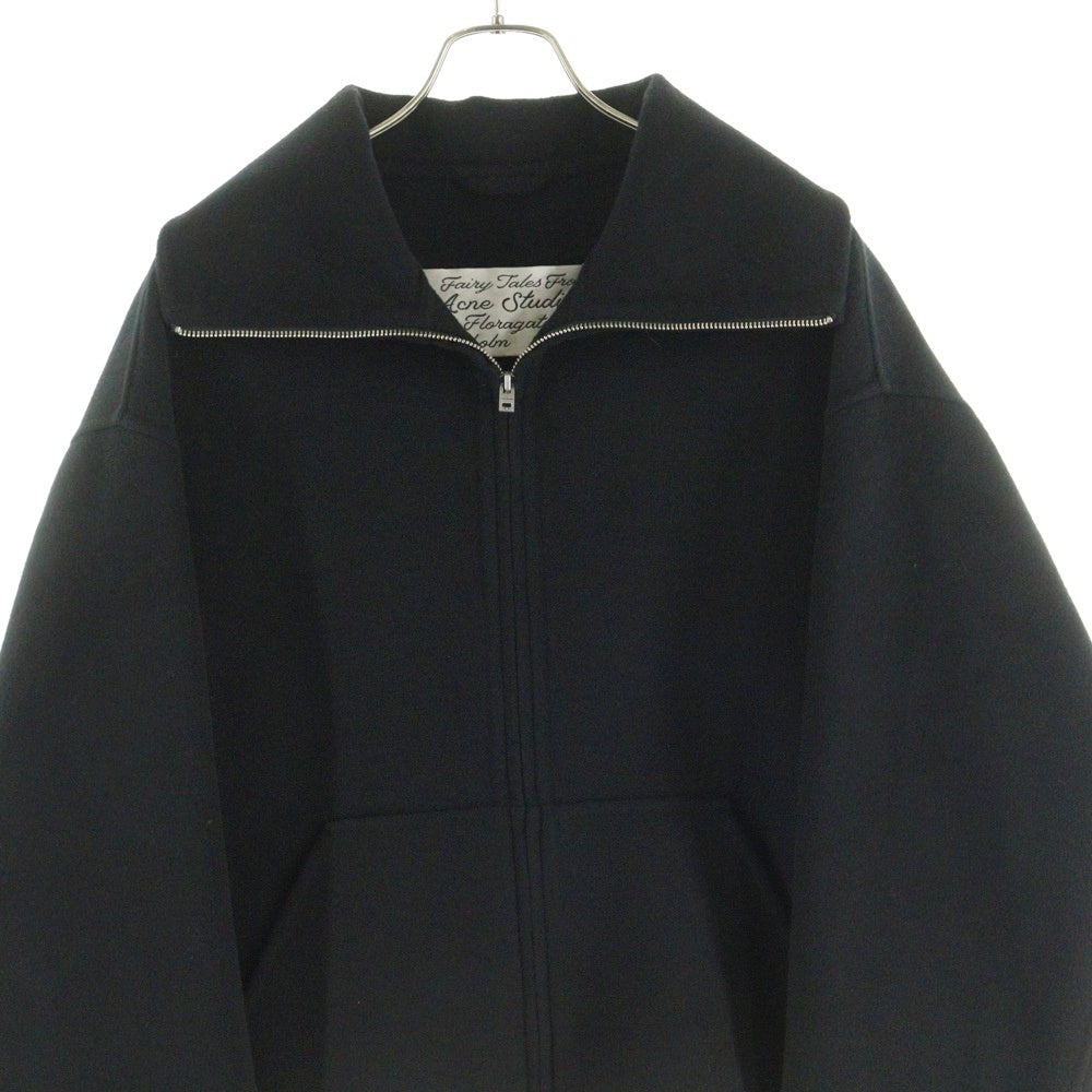 Acne Studios(アクネ ストゥディオズ) ウールジップジャケット ブラック FN-WN-OUTW001085