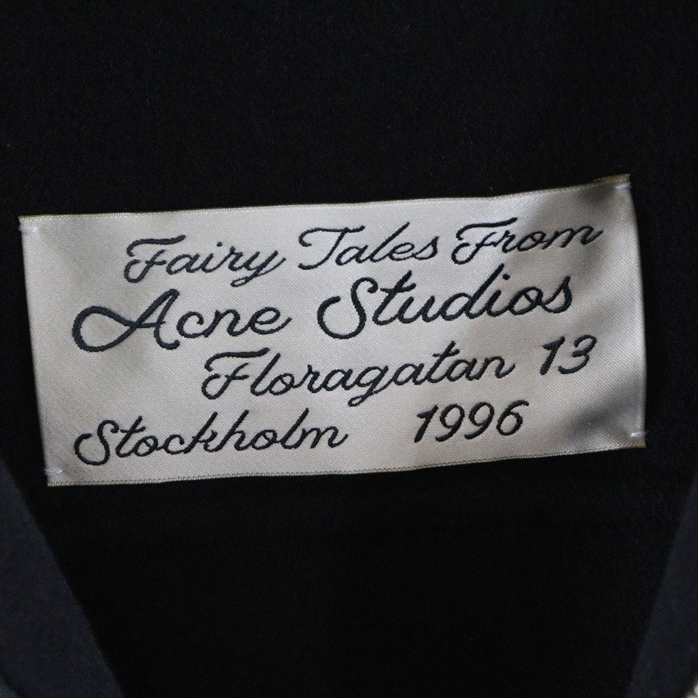 Acne Studios(アクネ ストゥディオズ) ウールジップジャケット ブラック FN-WN-OUTW001085