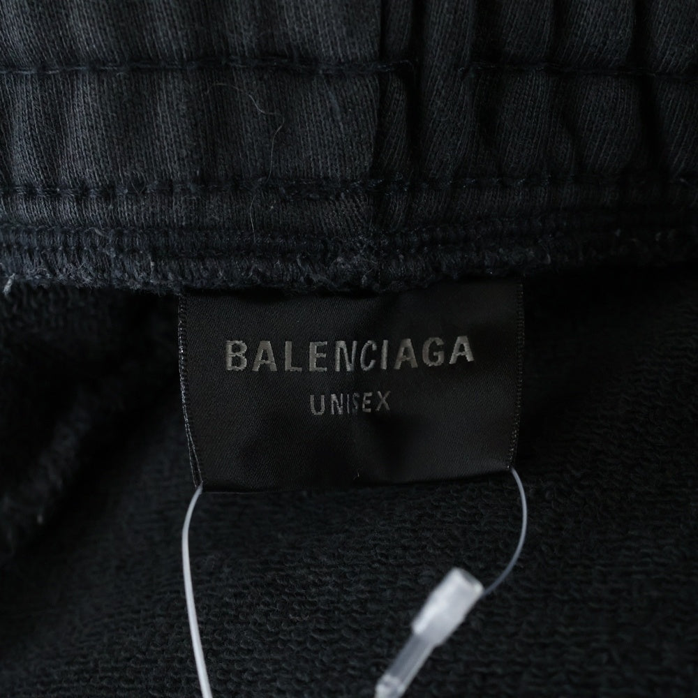 BALENCIAGA(バレンシアガ) バスケットボールバギースウェットロングパンツ ブラック 803266 TRVW8