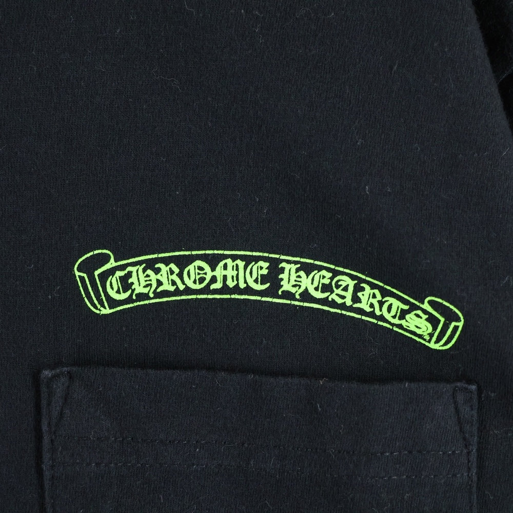 CHROME HEARTS(クロムハーツ) AOYAMA Limited Vending Machine L/S 青山限定 ベンディングマシーン 長袖Tシャツ ブラック/グリーン