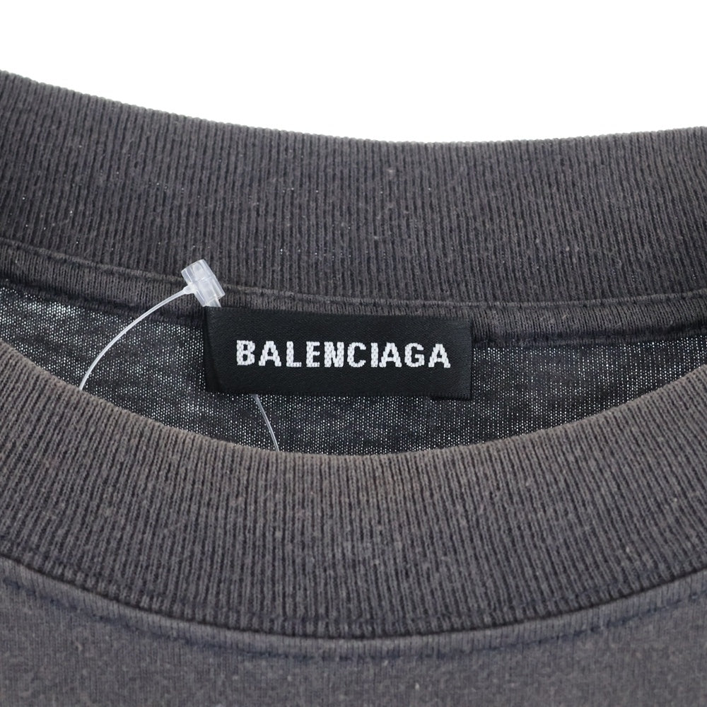 BALENCIAGA(バレンシアガ) 19AW SPEED HUNTERS スピードハンターズプリント クルーネック半袖Tシャツカットソー ブラック 541877
