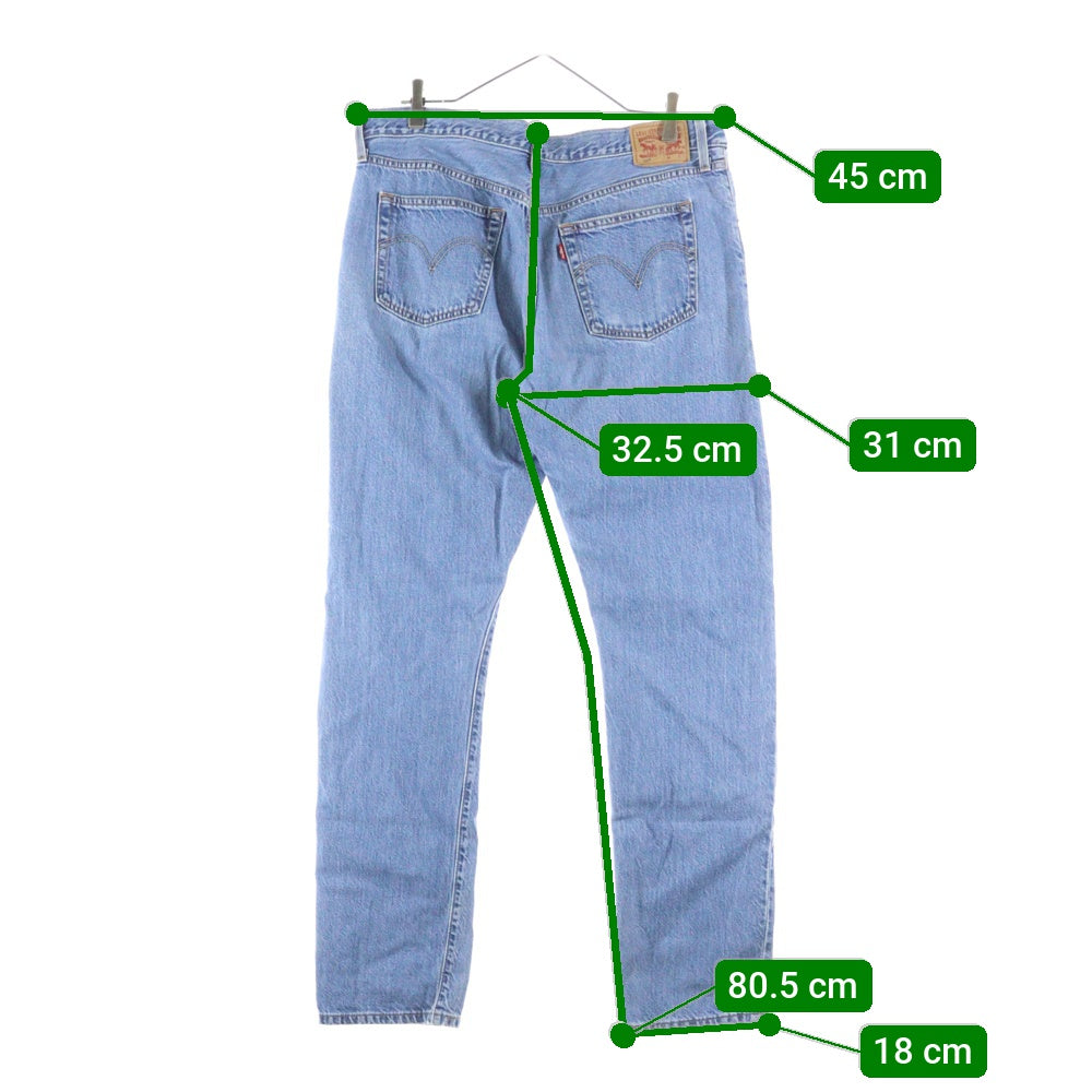 Levi's(リーバイス) 501 ボタンフライ ストレート デニムパンツ インディゴ 12501-0237