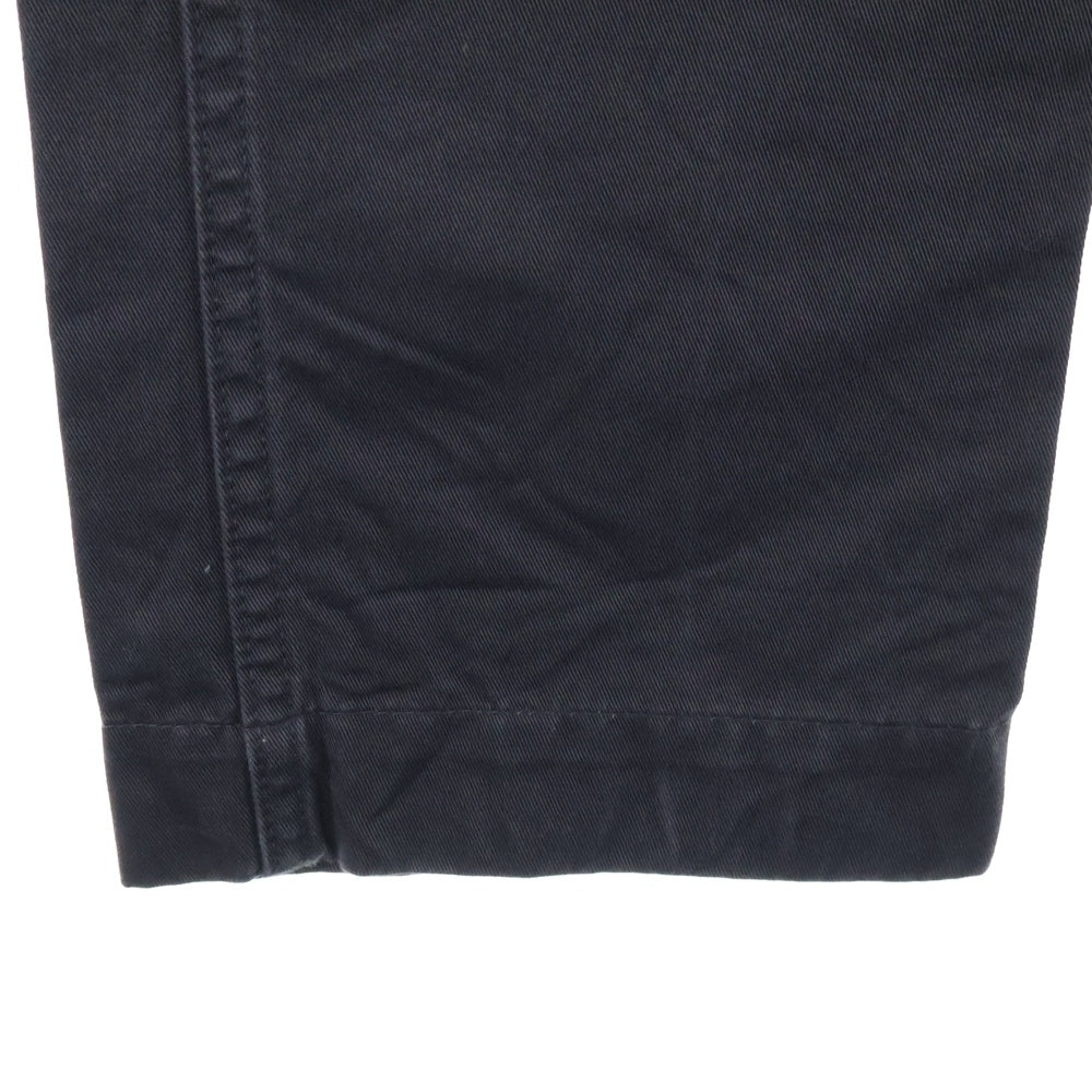 VISVIM(ヴィスヴィム) 12AW SLIM CHINO PANTS スリム チノ パンツ シンチバック フライボタン パンツ ネイビー 0112205008007