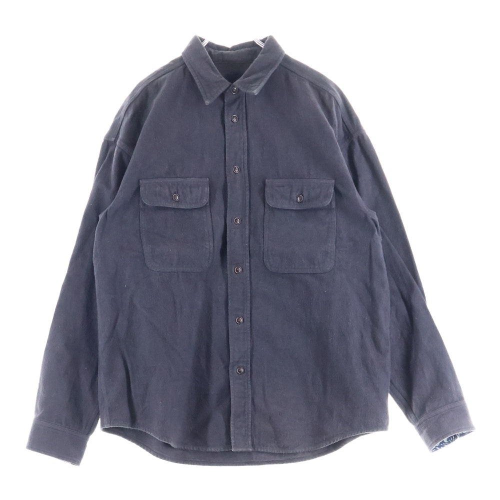 VISVIM(ヴィスヴィム) 20AW LUMBER SHIRT L/S ランバー バンダナ切替 長袖シャツ ブラック 0220905011016