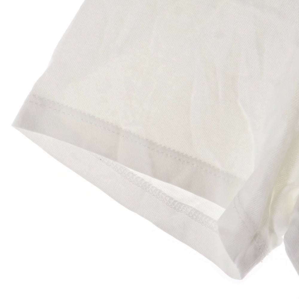 Armani Exchange(アルマーニ エクスチェンジ) ブランドロゴ プリント半袖Tシャツ カットソー ゴールド/ホワイト 3ZZTHC ZJV1Z