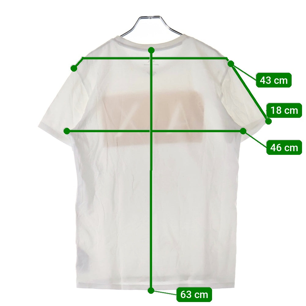 Armani Exchange(アルマーニ エクスチェンジ) ブランドロゴ プリント半袖Tシャツ カットソー ゴールド/ホワイト 3ZZTHC ZJV1Z