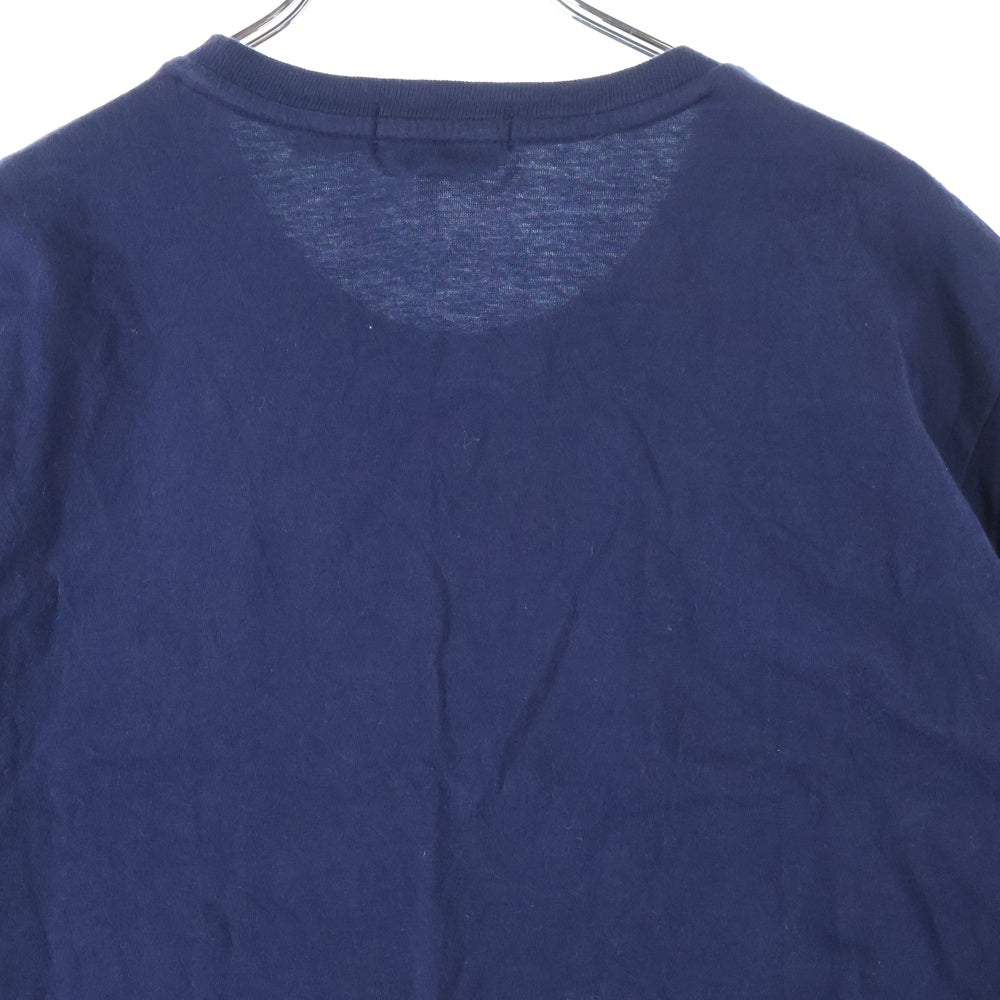 POLO RALPH LAUREN(ポロラルフローレン) SHORT SLEEVE T-SHIRT フロント刺繍ロゴ 半袖Tシャツ カットソー ネイビー SSCNCMSLM4