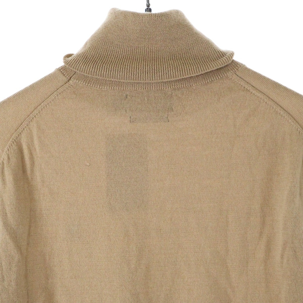 POLO RALPH LAUREN(ポロラルフローレン) メリノウール フロント刺繍ロゴ タートルネックセーター ニット ブラウン