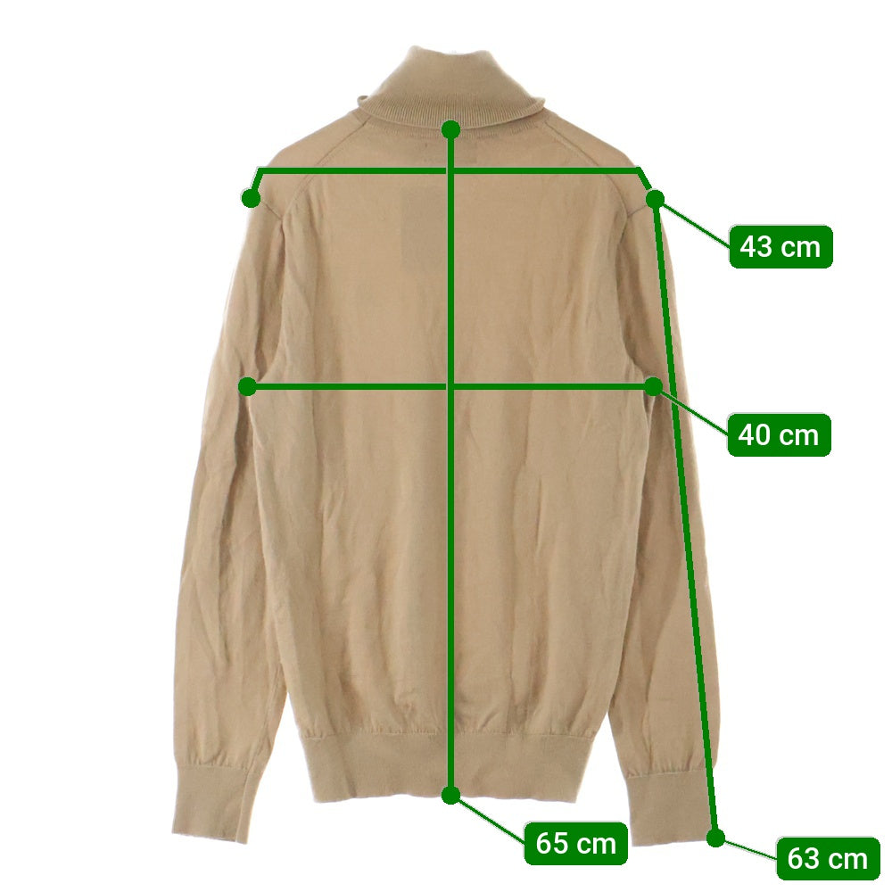 POLO RALPH LAUREN(ポロラルフローレン) メリノウール フロント刺繍ロゴ タートルネックセーター ニット ブラウン