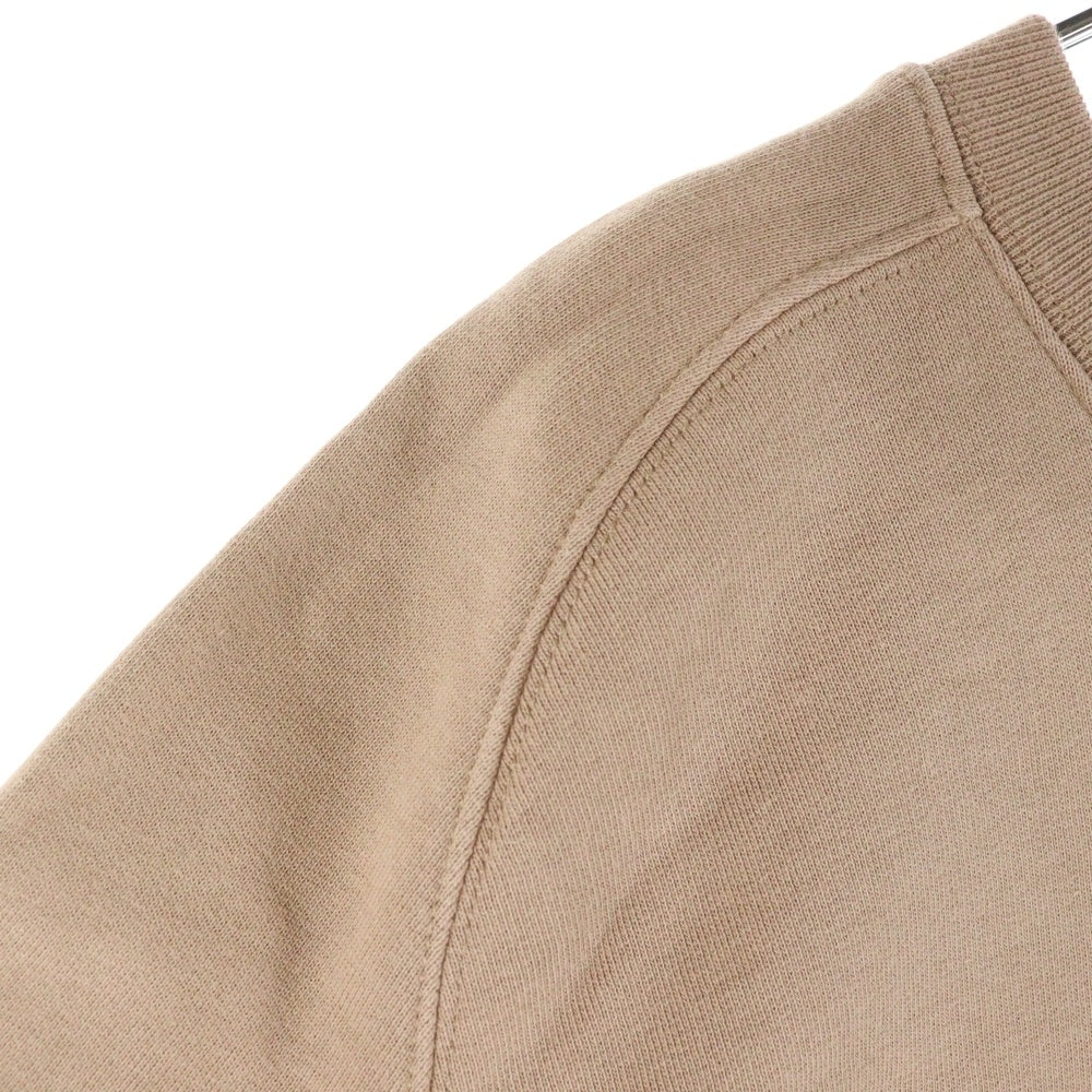 MSGM(エムエスジーエム) フロントロゴ プリントクルーネックスウェット トレーナー ベージュ 2740MM69