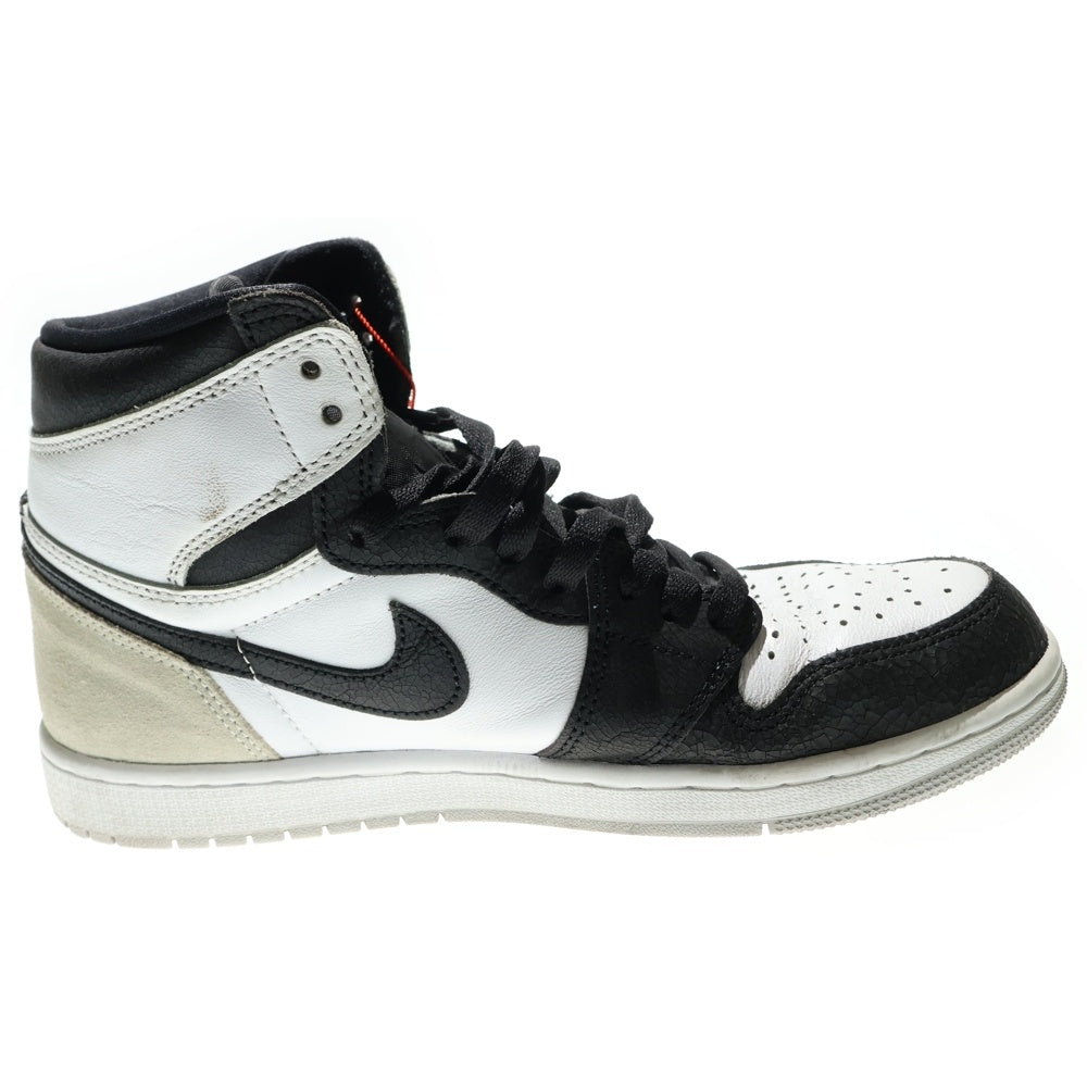 NIKE(ナイキ) AIR JORDAN 1 HIGH OG BLEACHED CORAL 555088-108 エアジョーダン1 ハイカットスニーカーブリーチド コーラル ホワイト/ブラック US8.5/26.5cm