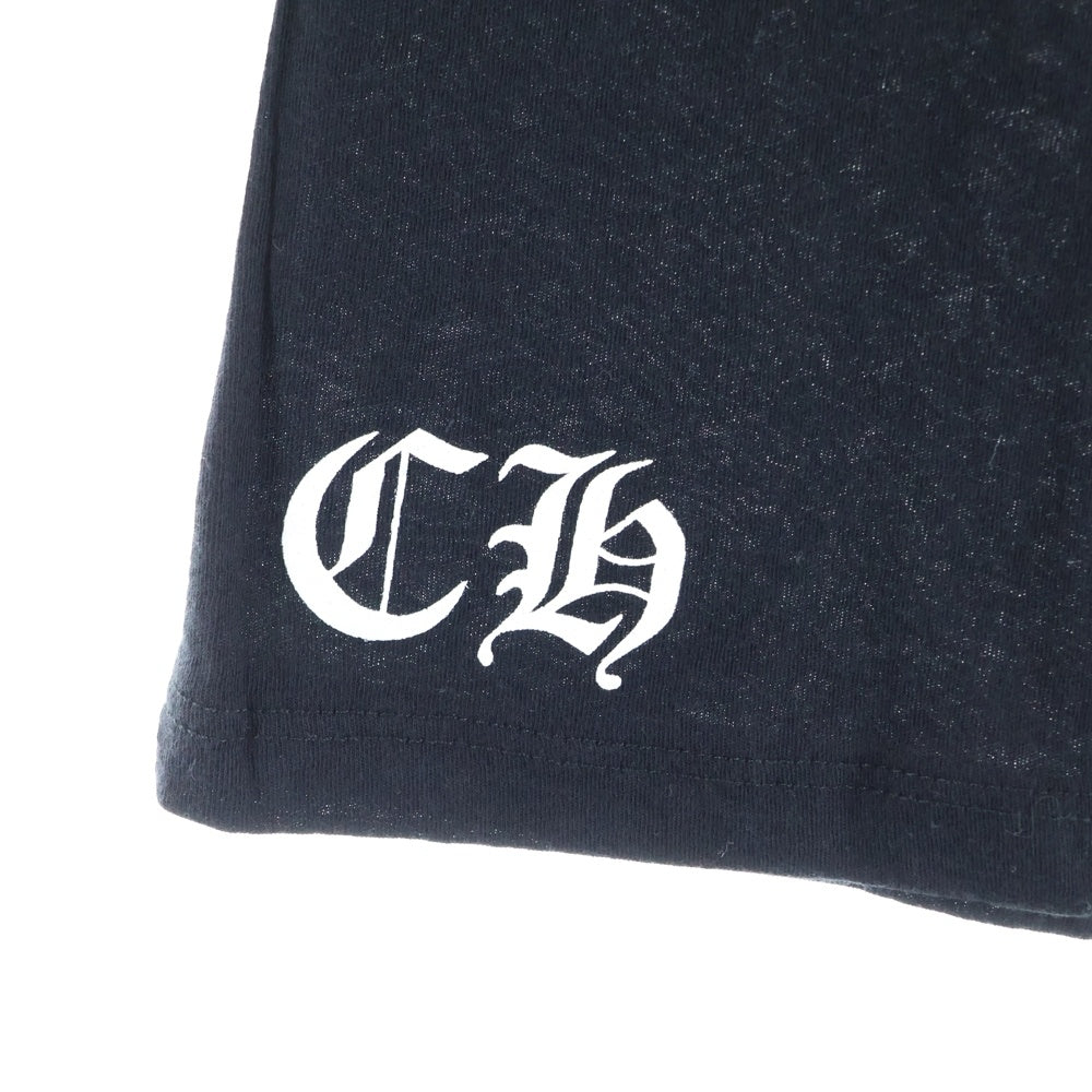 CHROME HEARTS(クロムハーツ) セメタリークロスプリント クルーネック 半袖Tシャツカットソー レディース ブラック