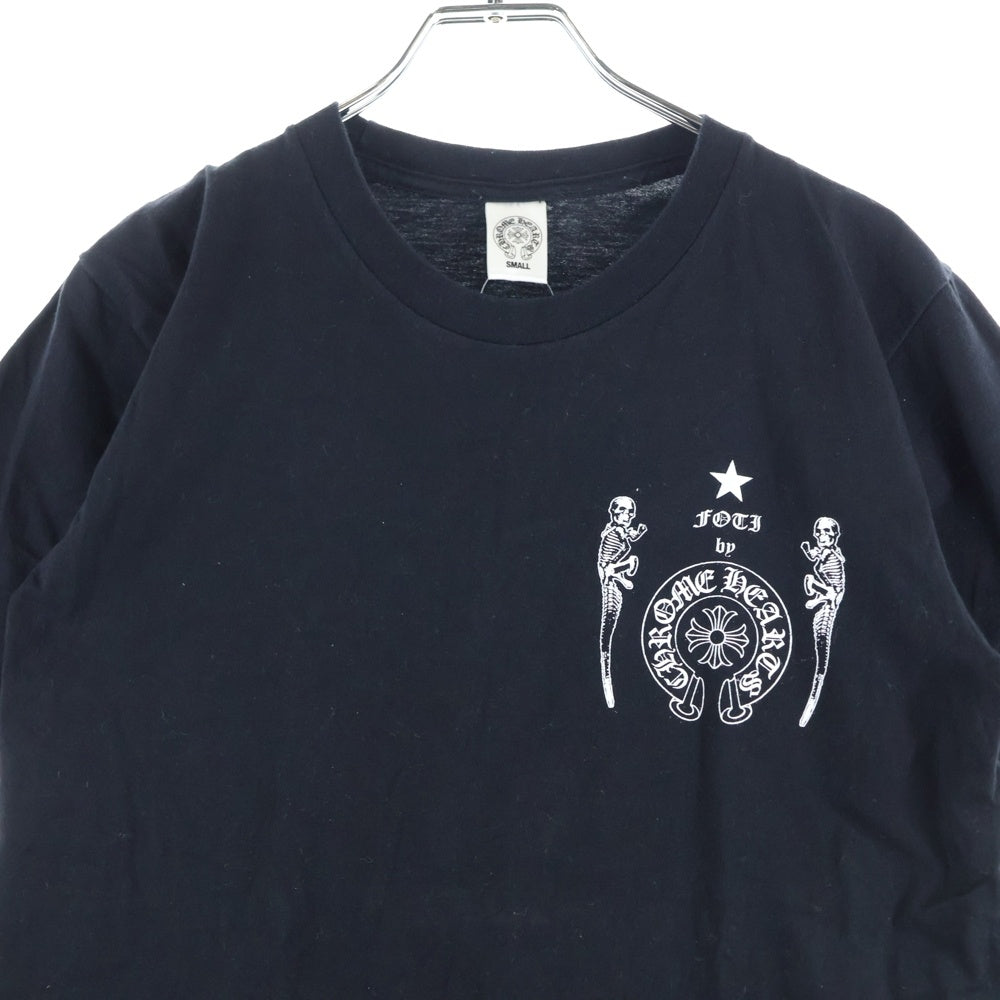 CHROME HEARTS(クロムハーツ) OLD FOTI CH S/S Tee FOTI バックプリント 半袖Tシャツ カットソー ブラック