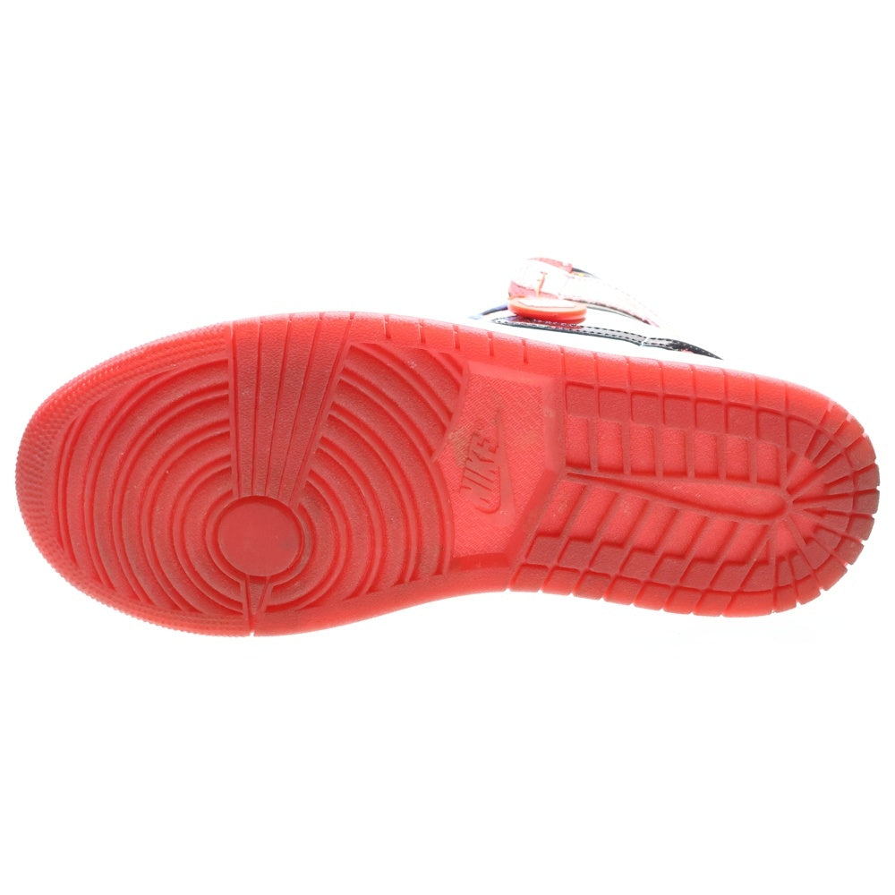 NIKE(ナイキ) AIR JORDAN 1 RETRO HIGH OG DV1748-601 エアジョーダン1 レトロハイ オリジンストーリー ハイカットスニーカー レッド/ホワイト US9.5/27.5cm