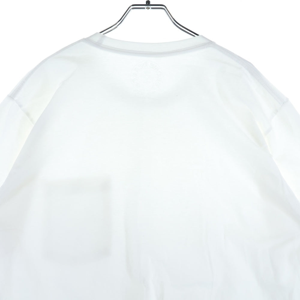 CHROME HEARTS(クロムハーツ) CH LOVE YOU NECK LOGO POCKET TEE ラブユー ネックロゴ 半袖Tシャツ ポケットT ホワイト