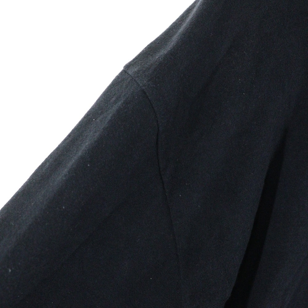 CHROME HEARTS(クロムハーツ) BACK CH CROSS CHプラス スクロールラベル バックプリント 長袖Tシャツ カットソー ブラック