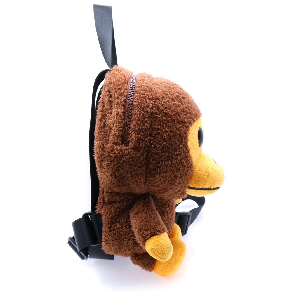 A BATHING APE(アベイシングエイプ) BABY MILO PLUSH DOLL DAYPACK べイビーマイロ ぬいぐるみ バックパック ブラウン