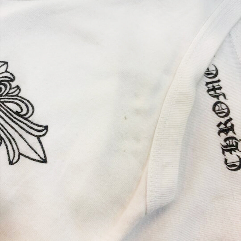 CHROME HEARTS(クロムハーツ) OLD フローラルプリント タンクトップ ホワイト レディース