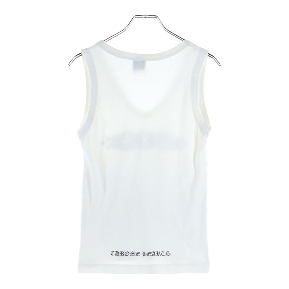 CHROME HEARTS(クロムハーツ) OLD フローラルプリント タンクトップ ホワイト レディース