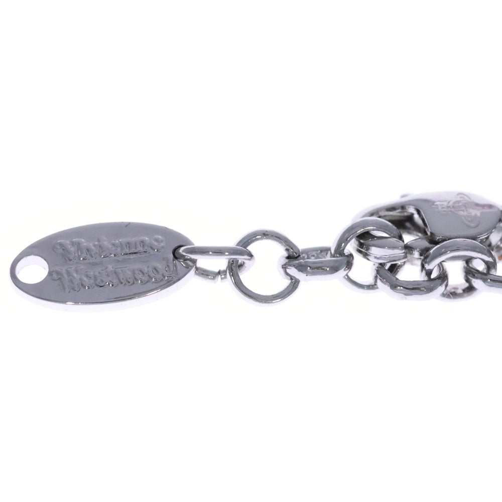 Vivienne Westwood(ヴィヴィアンウエストウッド) タイニーオーブ ネックレス アクセサリー ラインストーン ピンク/シルバー