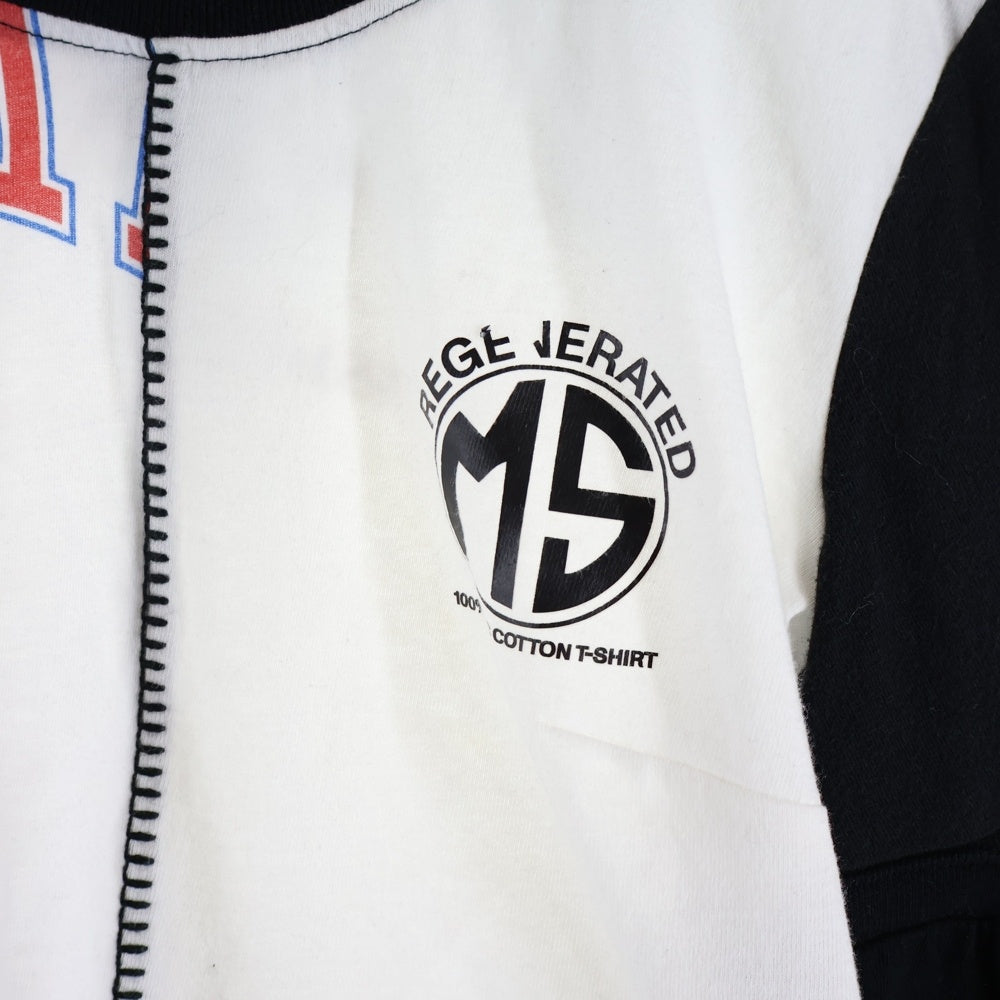 MARINE SERRE(マリーン セル) Graphic Tshirts グラフィック 長袖Tシャツ カットソー レディース ホワイト