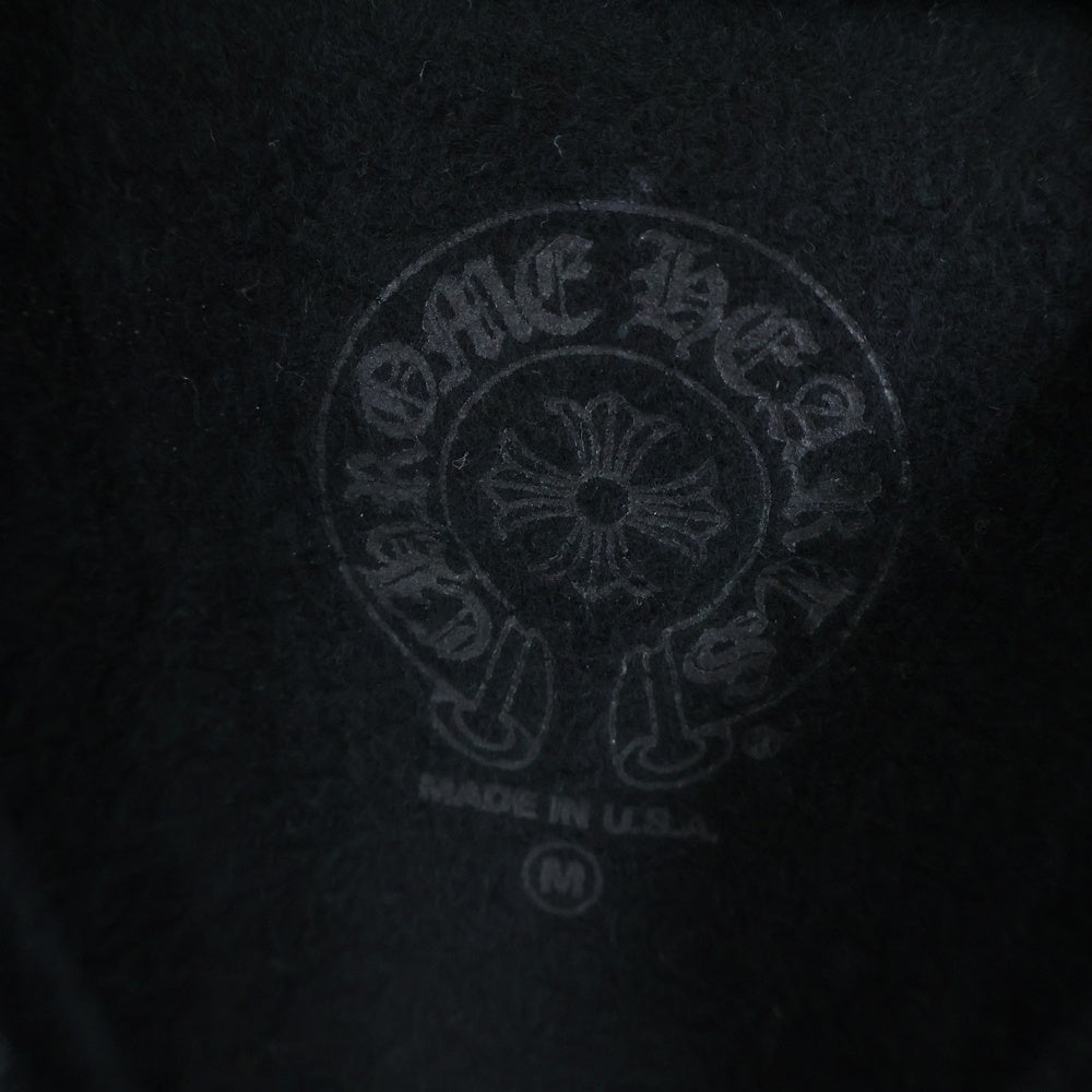 CHROME HEARTS(クロムハーツ) SWTSHRT HD ZIP 東京限定バックホースシュープリントダガージップパーカー ブラック