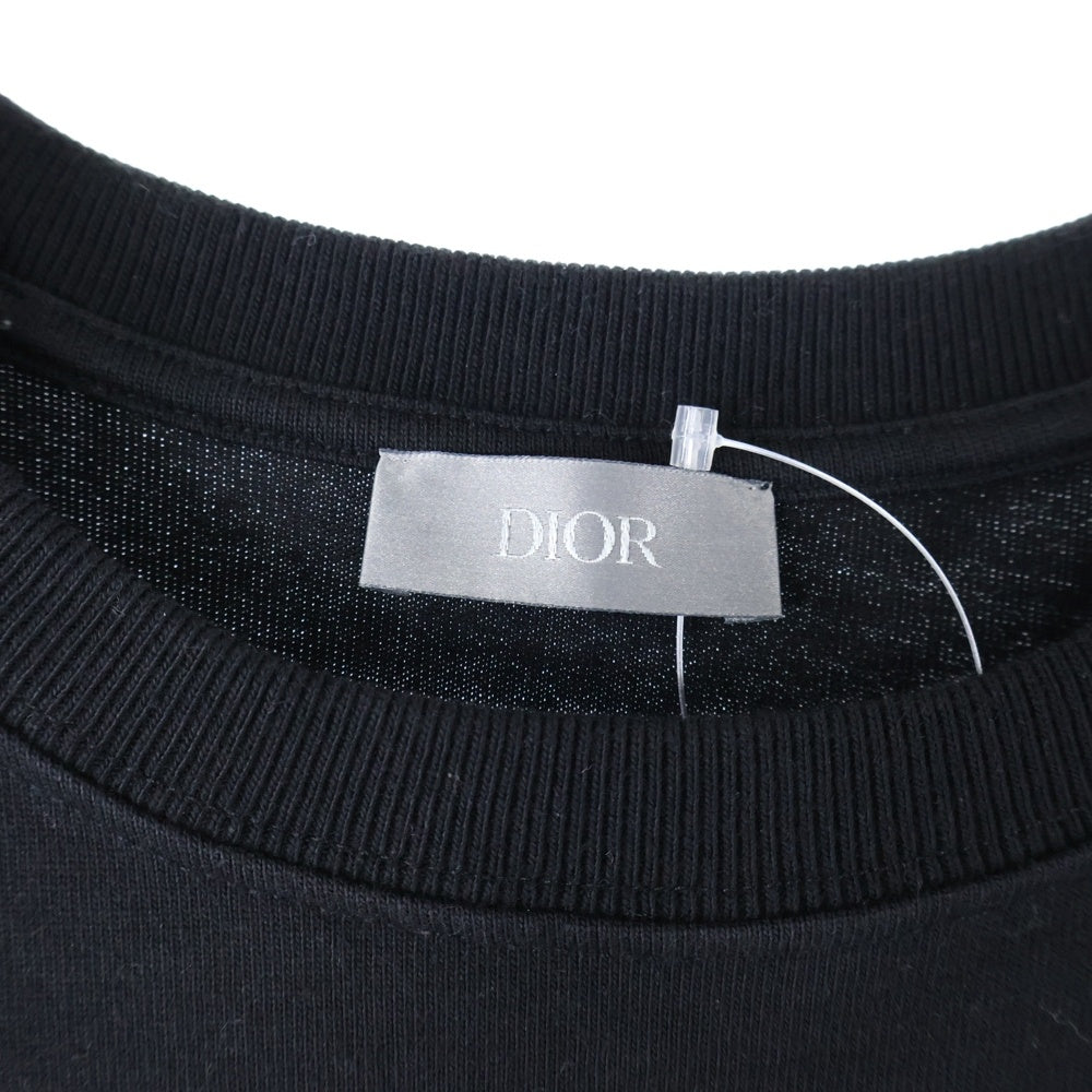 DIOR(ディオール) CD ICON 刺繍ロゴ 半袖Tシャツ カットソー ブラック 943J605A0554