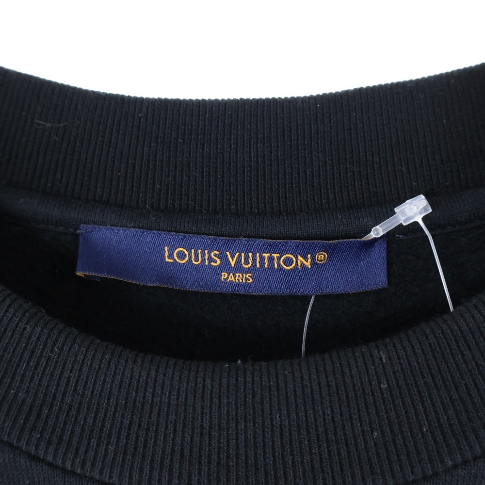 LOUIS VUITTON(ルイヴィトン) LVコミックスオウルパッチクルーネックスウェットトレーナー ブラック RM231 VW3 HOY79W