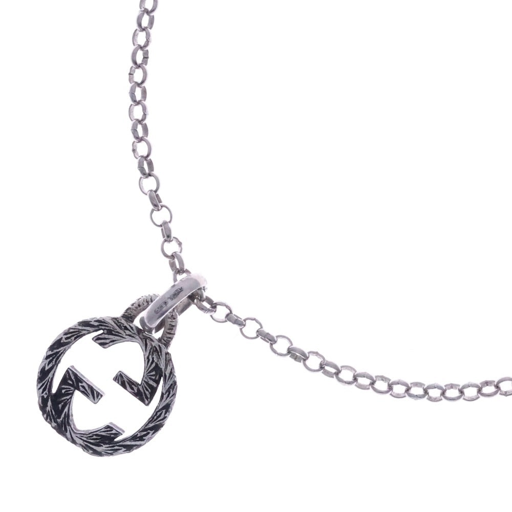 （廃盤）GUCCI グッチインターロッキングG チェーン ネックレス　シルバー GUCCI(グッチ) インターロッキングG チェーンネックレス シルバー