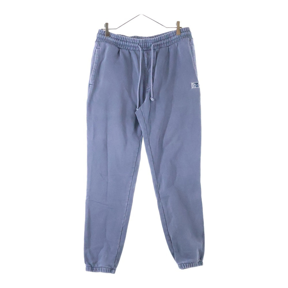 KITH(キス) × Russell フロントロゴ刺繍 スウェットパンツ コットン ネイビー 21-030-060-0002-3-0