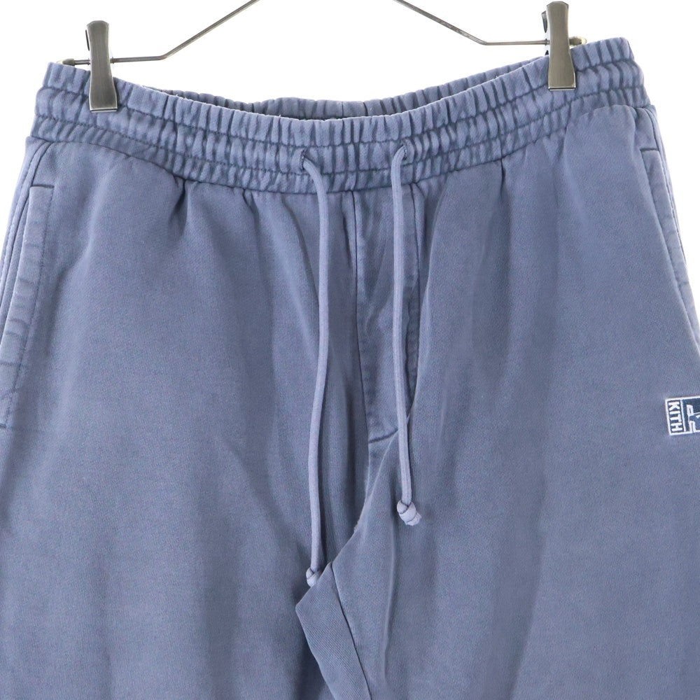 KITH(キス) × Russell フロントロゴ刺繍 スウェットパンツ コットン ネイビー 21-030-060-0002-3-0