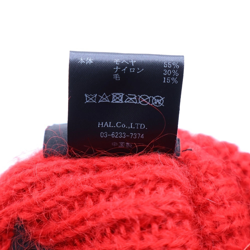 cvtvlist(カタリスト) MOHAIR KNIT BEANIE モヘア ニット ビーニー ブラック 2301120502