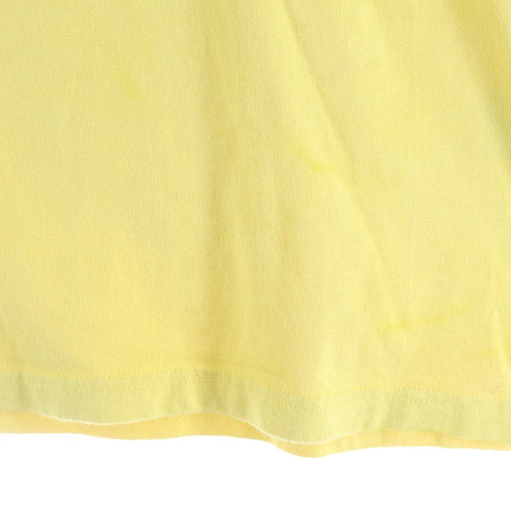 POLO RALPH LAUREN(ポロラルフローレン) 刺繍ロゴ コットン ポロシャツ 半袖シャツ イエロー KK-RL-HM-0605