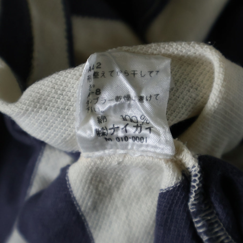 POLO RALPH LAUREN(ポロラルフローレン) 刺繍ロゴ コットン ボーダーポロシャツ 半袖シャツ ホワイト/グレー