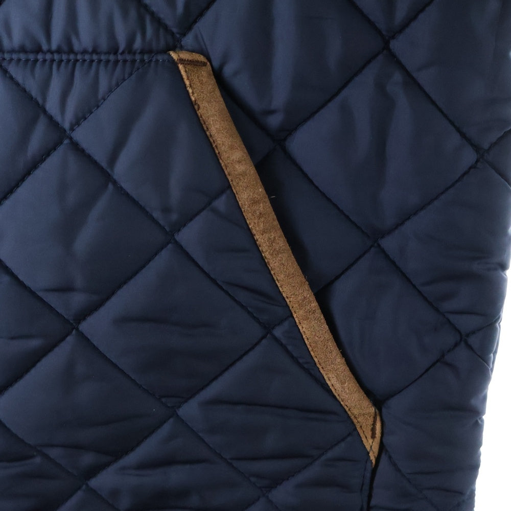 POLO RALPH LAUREN(ポロラルフローレン) キルティング フルジップ ナイロンジャケット ネイビー JR-RL-HW-0600