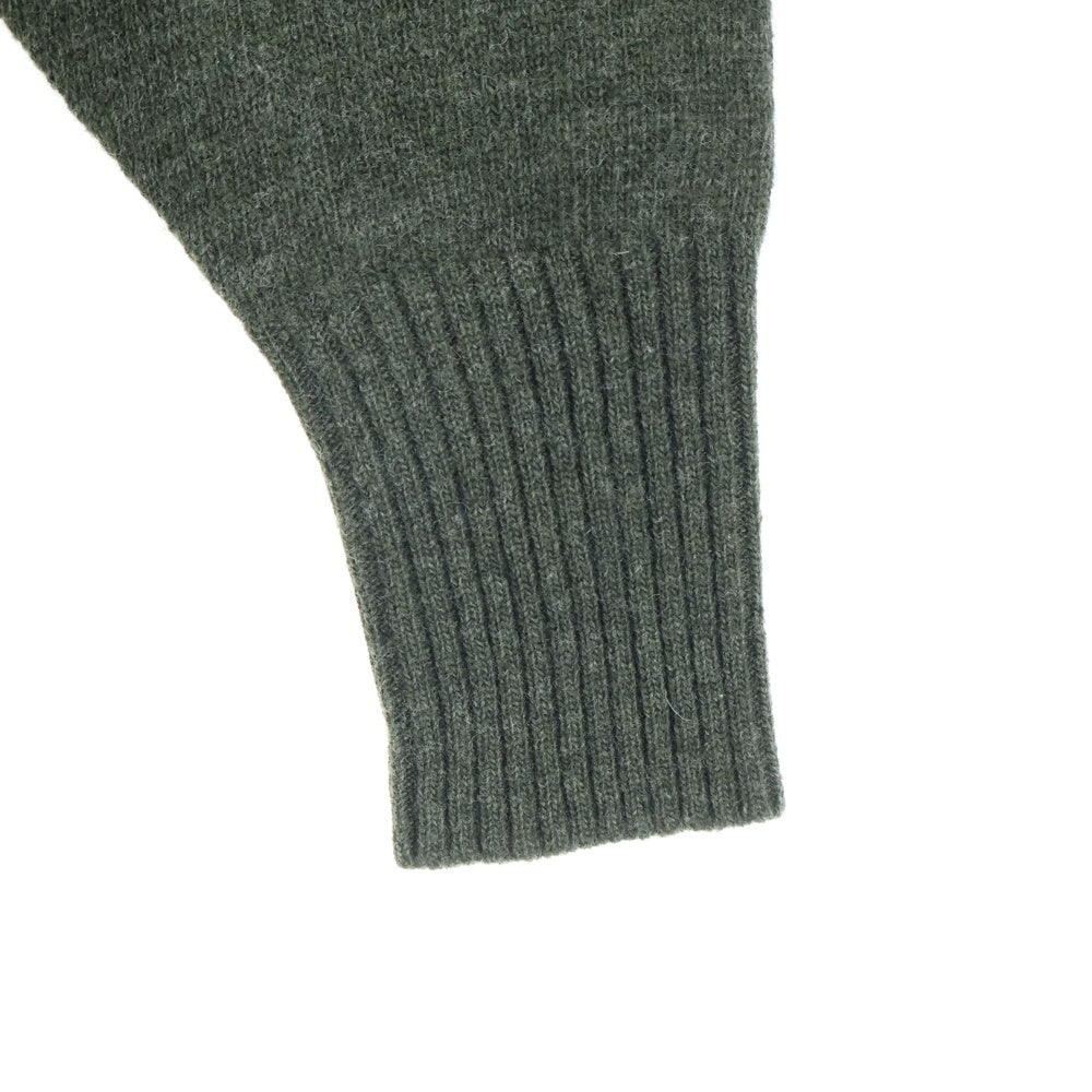 POLO RALPH LAUREN(ポロラルフローレン) 刺繍ロゴ コットン タートルネック ニット セーター カーキ