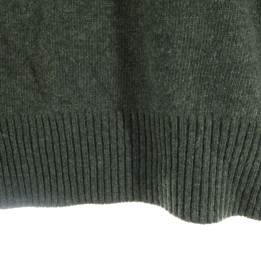 POLO RALPH LAUREN(ポロラルフローレン) 刺繍ロゴ コットン タートルネック ニット セーター カーキ