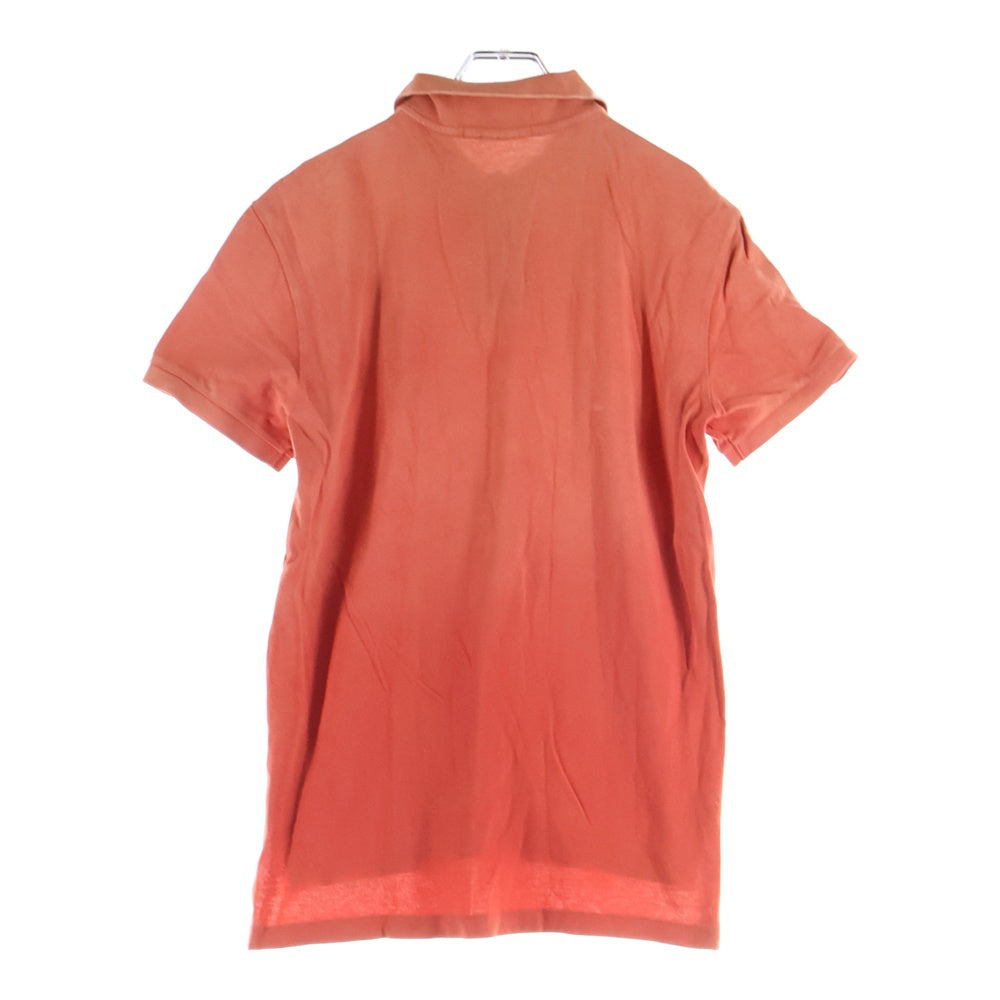 POLO RALPH LAUREN(ポロラルフローレン) ビッグ刺繍ロゴ コットン ポロシャツ ポケット半袖シャツ レッド