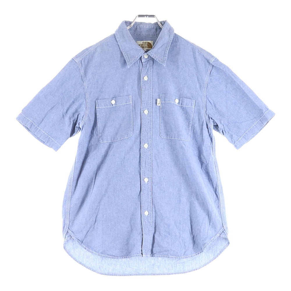 THE NORTH FACE(ザノースフェイス) 茶タグ ポケット半袖シャツ インディゴ AT30700