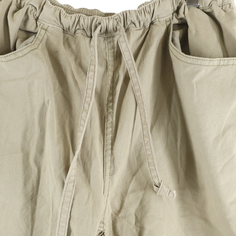 THE NORTH FACE(ザノースフェイス) フロント 刺繍ロゴ コットンパンツ ベージュ NT52973