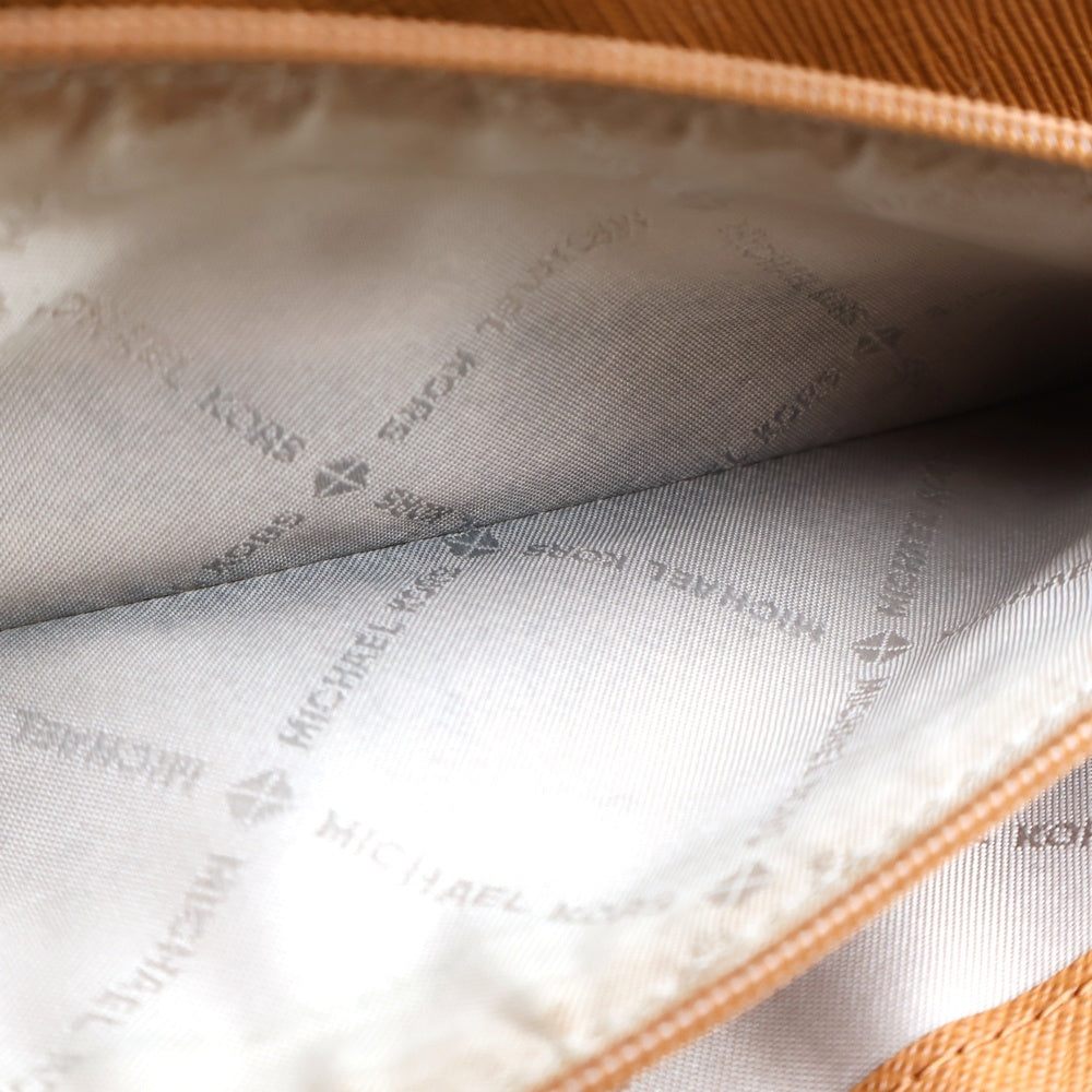 MICHAEL KORS(マイケルコース) ラウンドジップ ロングウォレット 長財布 ブラウン