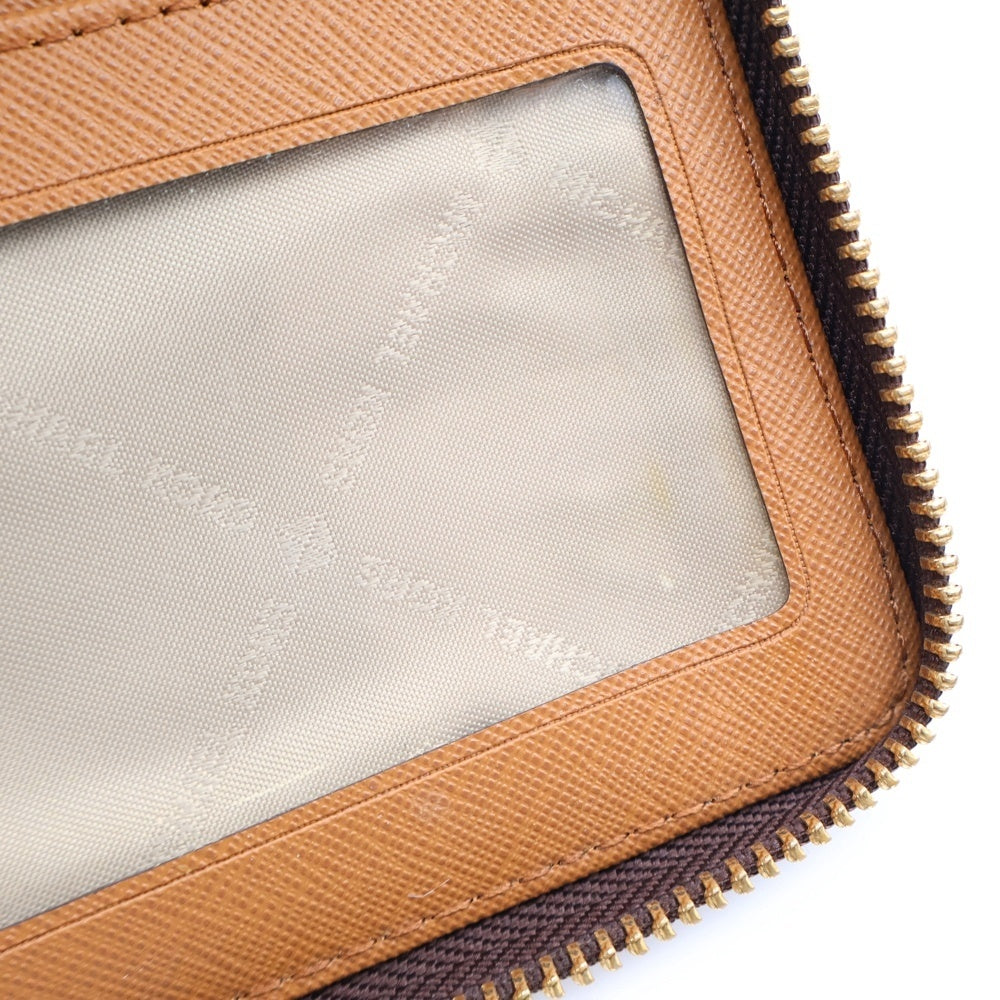 MICHAEL KORS(マイケルコース) ラウンドジップ ロングウォレット 長財布 ブラウン