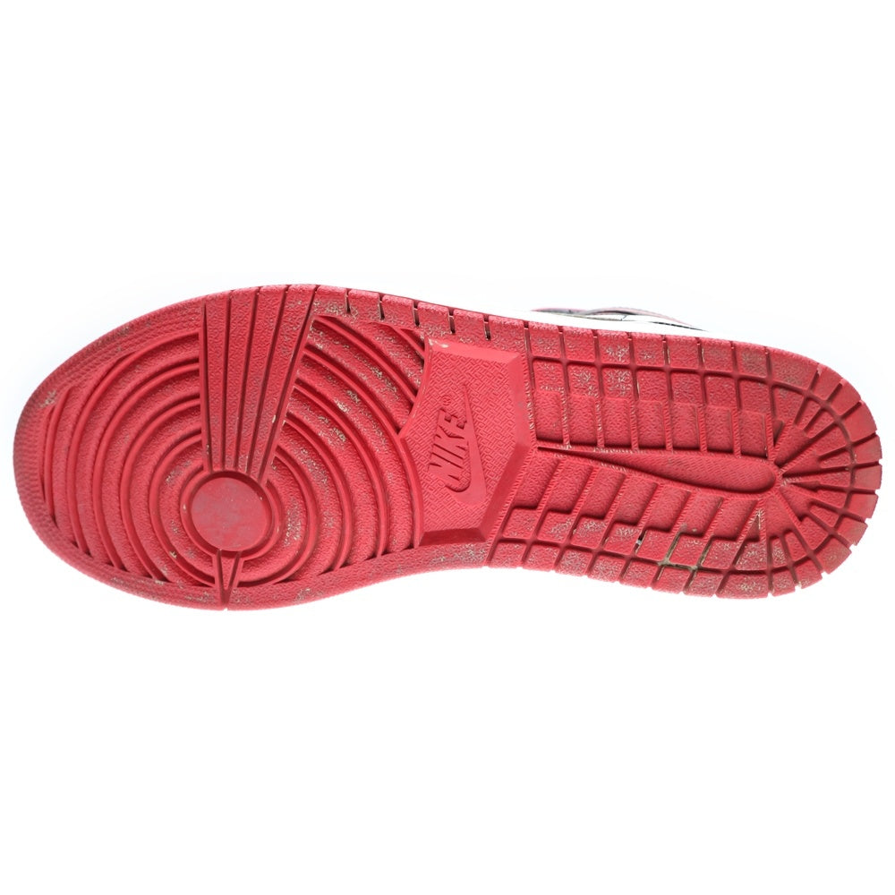 NIKE(ナイキ) AIR JORDAN 1 MID BLACK GYM RED WHITE 554724-020 ナイキ エアジョーダン1 ミッドカットスニーカー ブラック/レッド/ホワイト US10/28cm