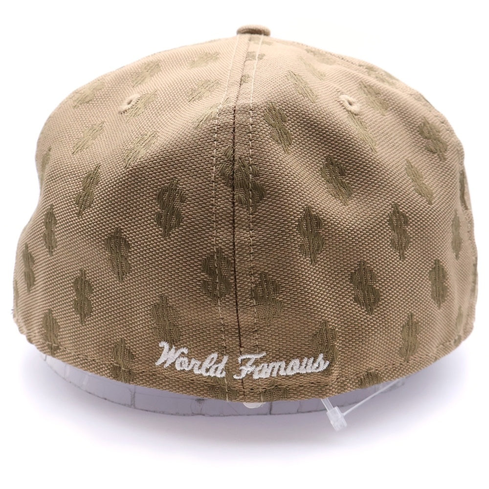 SUPREME(シュプリーム) × NEW ERA 59FIFTY キャップ ドルマーク 総柄 ブラウン G28 10262017