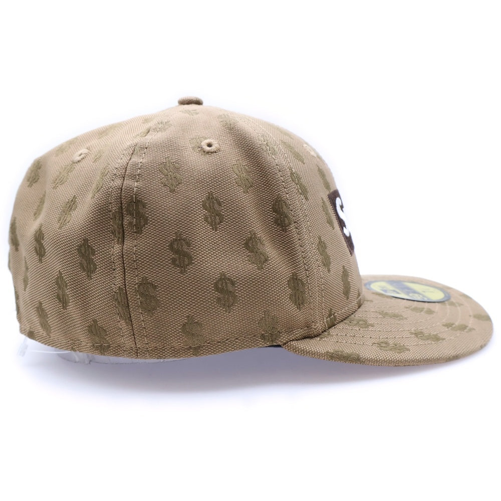 SUPREME(シュプリーム) × NEW ERA 59FIFTY キャップ ドルマーク 総柄 ブラウン G28 10262017